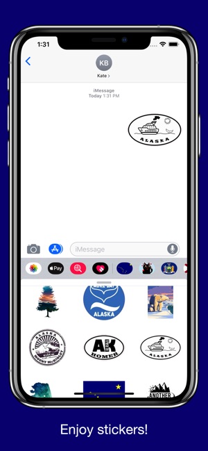 Alaska emojis - USA stickers(圖5)-速報App