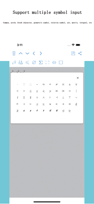 SymEditor-數學公式編輯器(圖2)-速報App