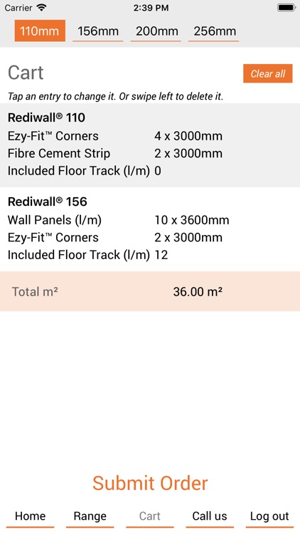 AFS Rediwall Ordering screenshot-3