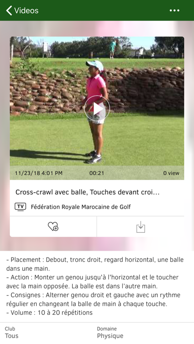 Golf Maroc Training screenshot 3