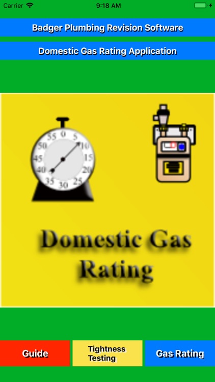 Domestic Gas Rating