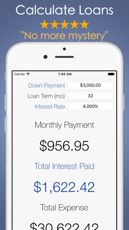 Car Payment Calculator Mobile screenshot-2