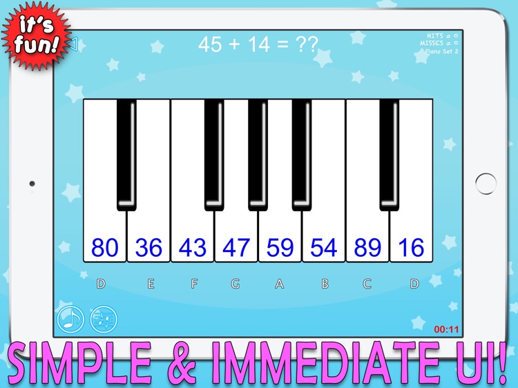 Math Music Piano HD screenshot-3