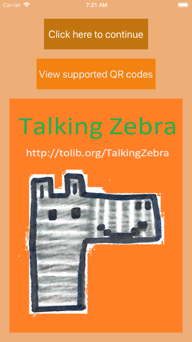 Talking Zebra screenshot 2