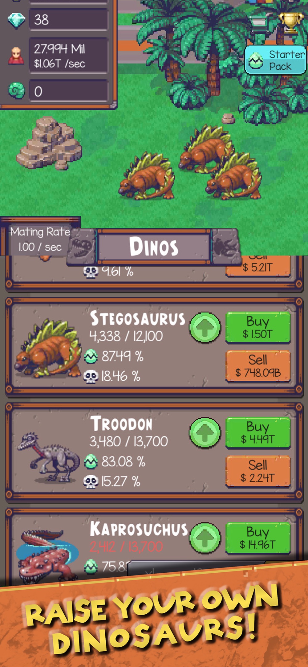 Idle Dino Zoo hack tool