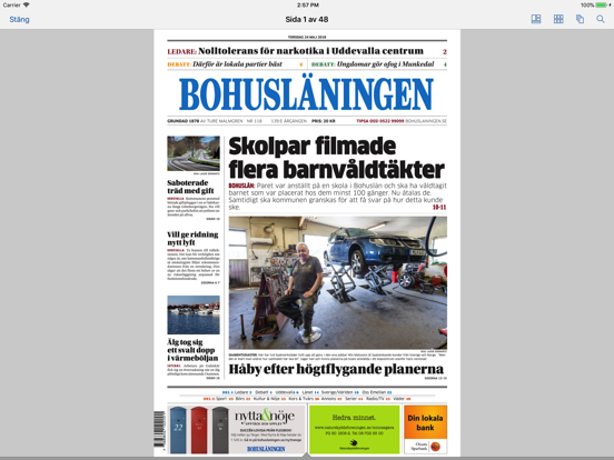 Bohusläningen E-tidning screenshot 2