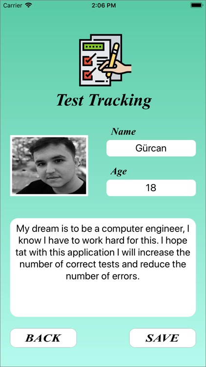 The Test Tracking