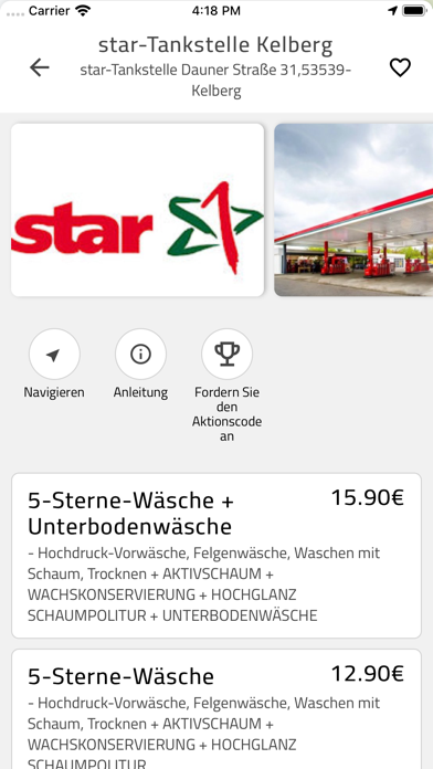 Autowäsche App screenshot 3