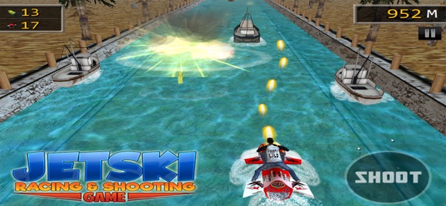 JET SKI RACING SHOOTING GAMES(圖4)-速報App