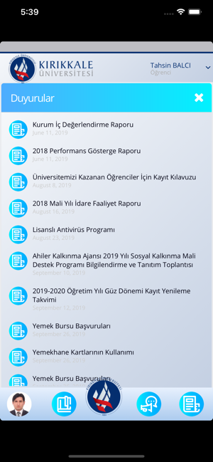 KKU Öğrenci Mobil Uygulaması(圖5)-速報App