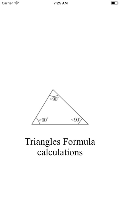 Triangles Calculations