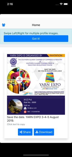 SGCCI Yarn Expo Frames(圖2)-速報App