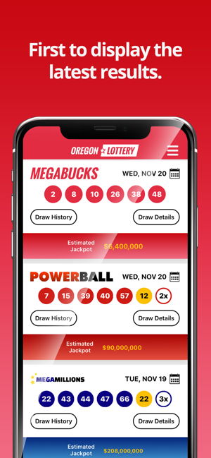 Oregon Lottery Numbers