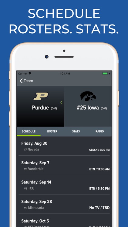 Iowa Football Schedules screenshot-9