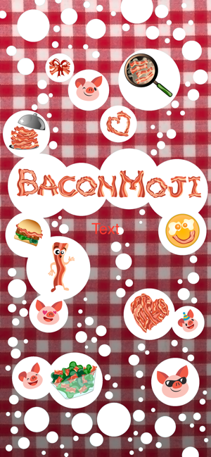 ‎BaconMoji bacon emoji stickers Screenshot