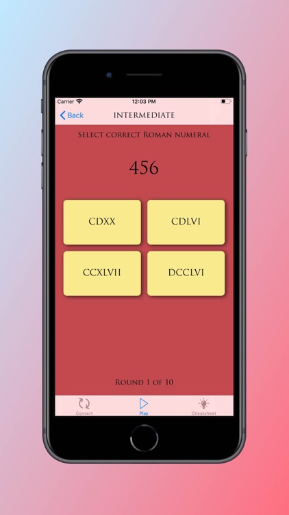 Roman Numerals Practice screenshot-3