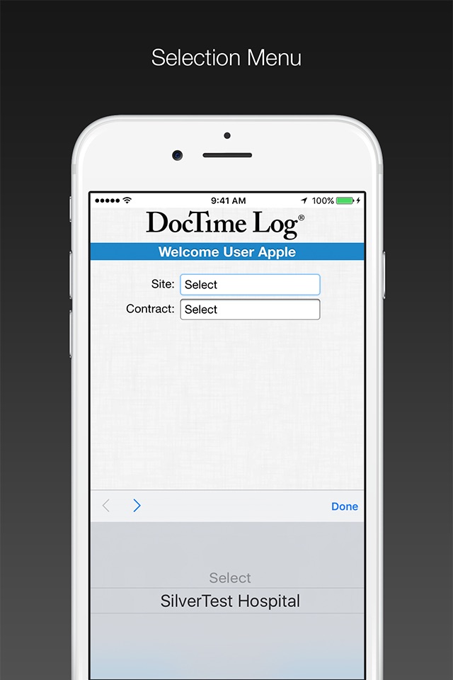 DocTimeLog screenshot 2