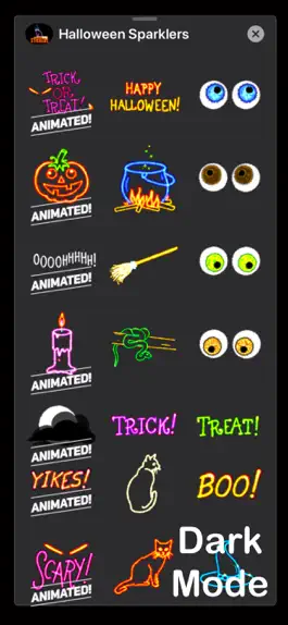 Game screenshot Halloween Sparkler stickers mod apk