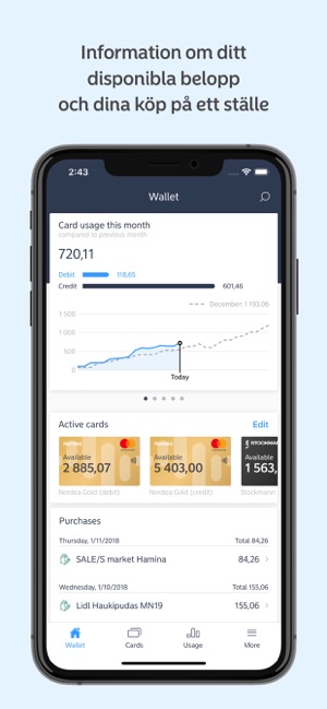 Nordea Wallet I App Store