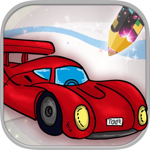 Cars Coloring Pages Pack iOS App