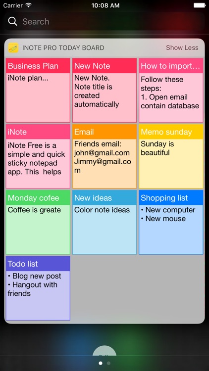 iNote - Sticky Note by Color on the App Store