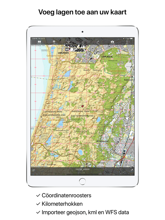 Topo GPS iPad app afbeelding 8