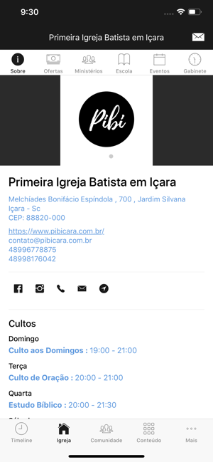 Primeira Igreja Batista Içara(圖2)-速報App