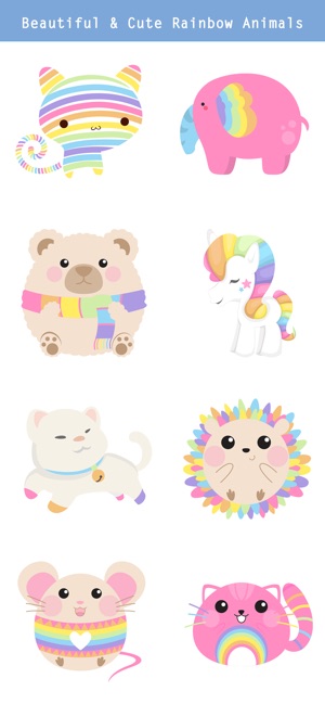 Rainbow iMessage Stickers(圖2)-速報App