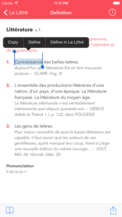 How to cancel & delete Le Littré French Dictionary from iphone & ipad 3