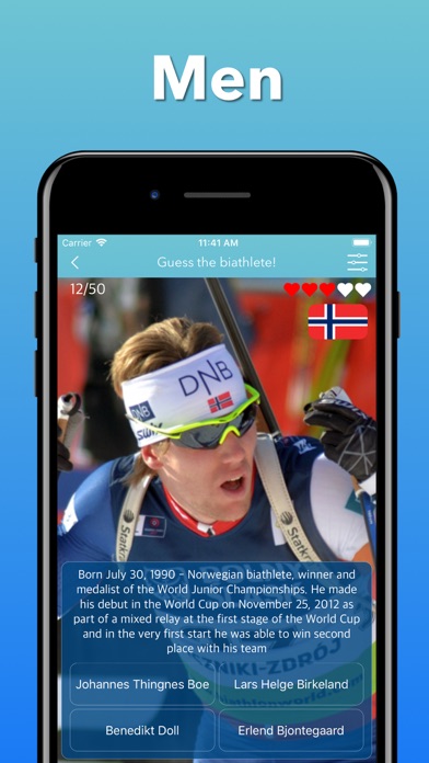 Biathlon - Guess the athlete! screenshot 4