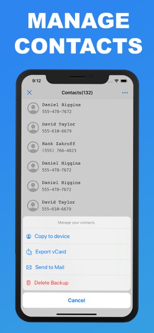 Backup Contacts & Delete clean(圖8)-速報App