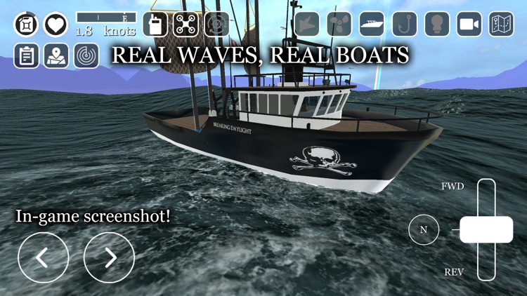 uCaptain: Boat Fishing Game 3D screenshot-1