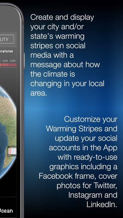WarmingStripes screenshot 4