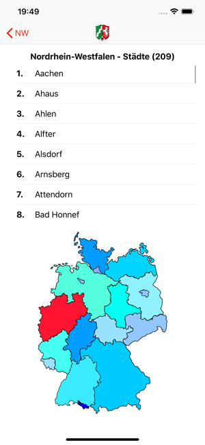 Bundesländer Deutschlands Quiz(圖7)-速報App