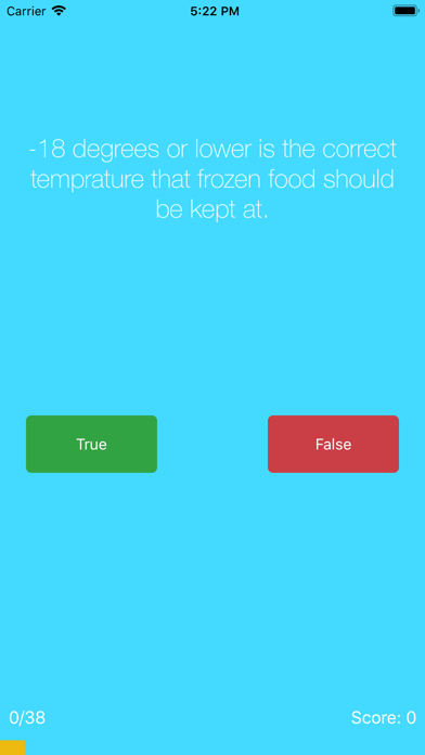 How to cancel & delete Food Hygiene Quiz: Trivia App from iphone & ipad 1