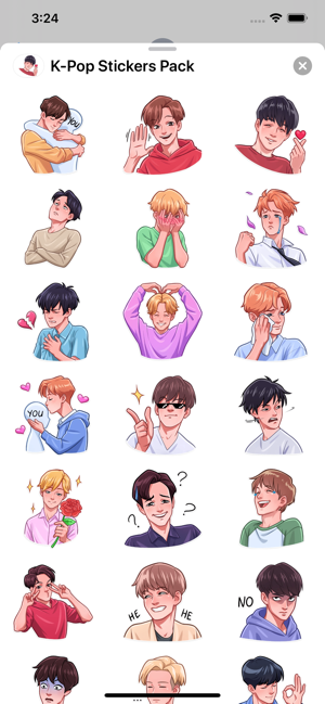 K-Pop Stickers Pack(圖2)-速報App