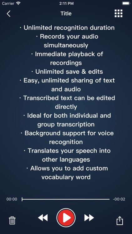 Voice Dictation - Speechy Lite