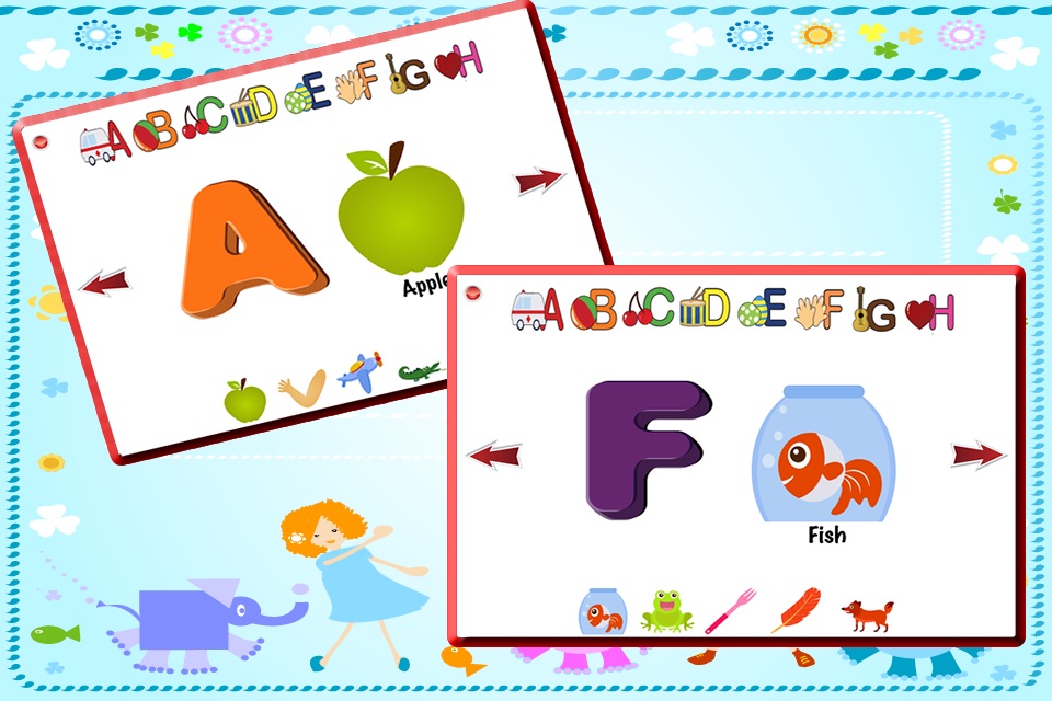 Alphabet ABC flash cards screenshot 2