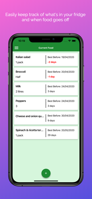 FoodWise - Reduce food waste