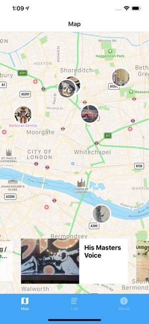 London Tour Map of Banksy(圖1)-速報App