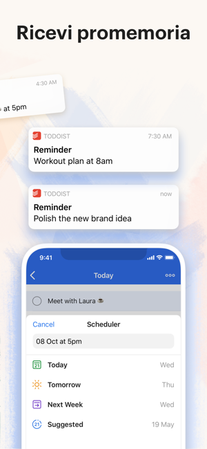 ‎Todoist: To-do list e attività Screenshot