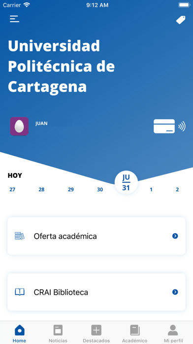 UPCT Politécnica de Cartagena screenshot 2
