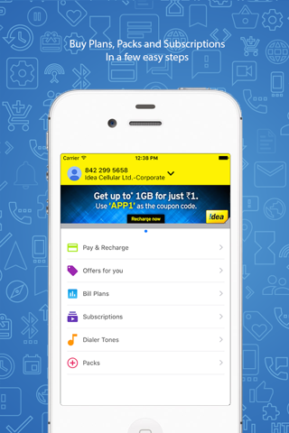 My Idea-Recharge and Payments screenshot 2