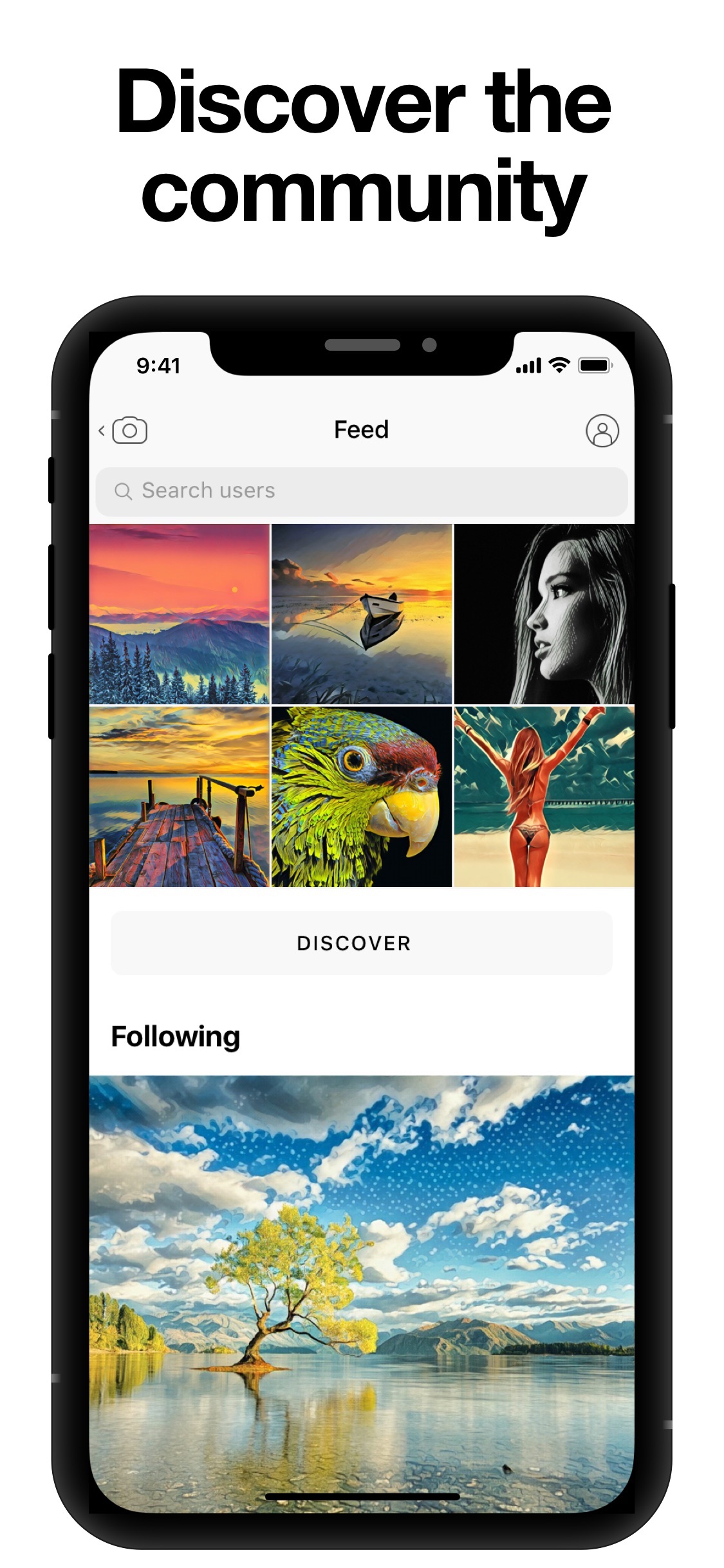 Screenshot do app Prisma Photo Editor