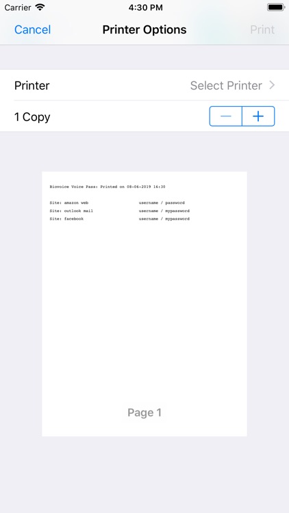 BioVoice Password Storage screenshot-5