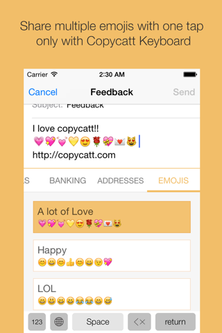 Copycatt - Auto Paste Keyboard screenshot 3