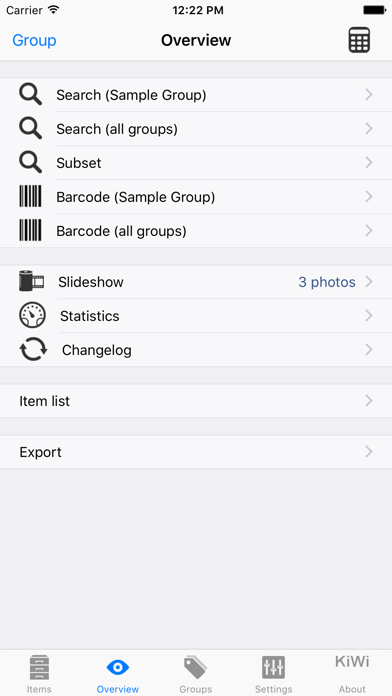 Stock Control Inventory Screenshot on iOS