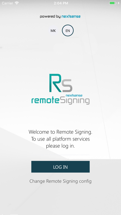 Nextsense Remote Signing screenshot 2