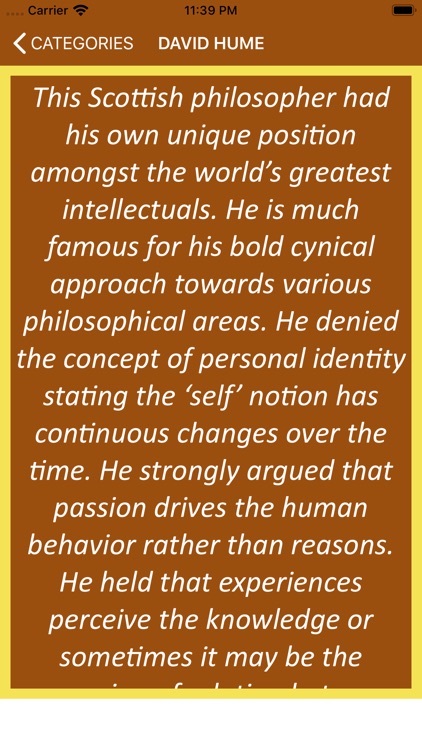 David Hume Wisdom screenshot-3