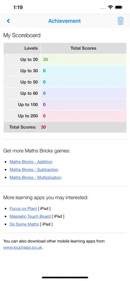 Game screenshot Maths Bricks - Division hack